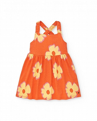 Tuc Tuc φόρεμα αμάνικο Paradise Beach - Πορτοκαλί