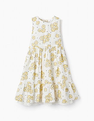 Zippy φόρεμα με floral  - Λευκό
