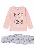 Kitten print PJ set : 1