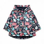 BLUE HOODED RAINCOAT FOR BOYS HELLO LONDON : 1