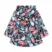 BLUE HOODED RAINCOAT FOR BOYS HELLO LONDON : 2