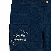 BLUE POCKETS PLUSH TROUSERS FOR BOYS HIGHLANDS : 2