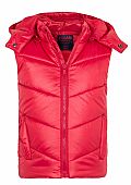 Quilted vest with front pockets with a flap losan : 1