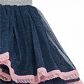 BLUE RUFFLES TULLE SKIRT FOR GIRLS GLACIAR : 2