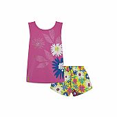 Set tuc-tuc shorts flowers 