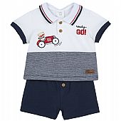 Set polo tshirt and shorts chicco : 1