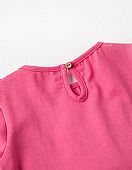 T-SHIRT WITH POCKET FOR BABY GIRLS &apos;SNACK&apos;, PINK 