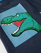 Long-sleeved dinosaur blouse zippy : 5