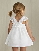 POLKA DOT EMBROIDERY DRESS Abel and Lula : 2