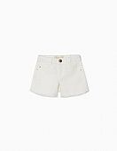 denim shorts white zippy : 3