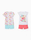 2 GIRL&apos;S PAJAMAS &apos;LAZY DAY&apos;, MULTICOLOR zippy : 2