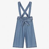 Girls Blue Chambray Trousers iDO : 2