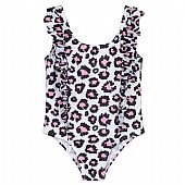 Animal Print One-Piece Swimsuit iDO : 1