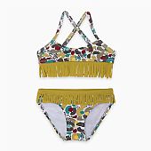 bikini swimsuit with tuc-tuc fringes : 1