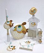 Blow Fish Christening Set Elena Manakou : 1