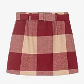 iDO red-beige plaid skirt : 2