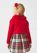 abel and lula knitted fur collar bolero : 2