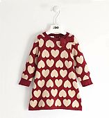 iDO long sleeve dress with hearts : 2