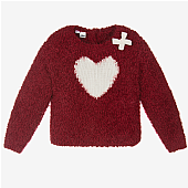 Red Fluffy Heart iDo Sweater : 1