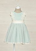 abel and lula plumed tulle dress : 1