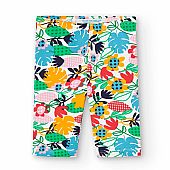 leggings with colorful boboli flower patterns : 1