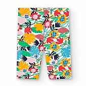 leggings with colorful boboli flower patterns : 2