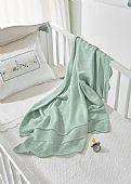 Mayoral Cotton lap blanket with ruffles : 1