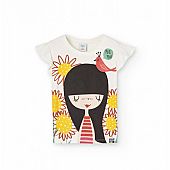 Boboli cotton short sleeve top : 1