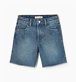 cotton zippy denim shorts : 2