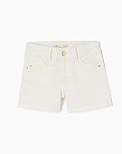 Twill zippy cotton shorts : 1