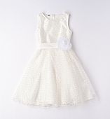 iDO white polka dot tulle dress : 1