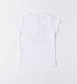 T-shirt white cotton Teddy iDO : 2