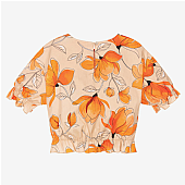 iDO floral cotton blouse : 2