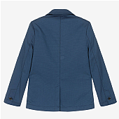 iDO blue jacquard jacket : 2