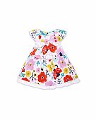 Tiny Critters printed satin tuc-tuc dress : 2