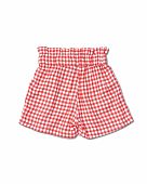 Gingham poplin shorts for girl Really Sweet : 2