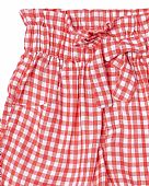 Gingham poplin shorts for girl Really Sweet : 3