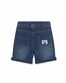 Blue denim Bermuda shorts for boy Beach Day tuc-tuc : 2