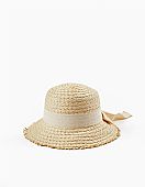 straw hat short brim zippy : 2