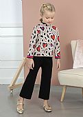 Abel and lula girl&apos;s hearts pants set : 1