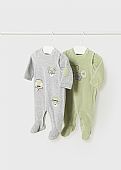 Set of 2 Mayoral cotton velor pajamas : 1