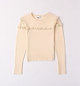 iDO Ruffle Knitted T-Shirt : 1