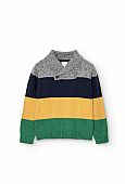 Boboli striped knit sweater : 1