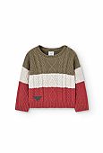 Tricolor Boboli knit sweater : 1