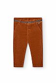 Bronze elastic micro-cut Boboli trousers : 1