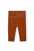 Bronze elastic micro-cut Boboli trousers : 2