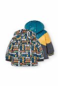 Reversible Boboli hooded waterproof jacket : 3