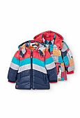 Reversible Boboli hooded waterproof jacket : 1