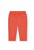 Boboli red baby elastic gabardine trousers : 2