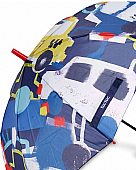 Road to Adventure blue printed umbrella for boy : 1